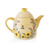 Чайник заварочный «Пчелки», объем: 950 мл, материал: керамика, цвет: декор фото 2