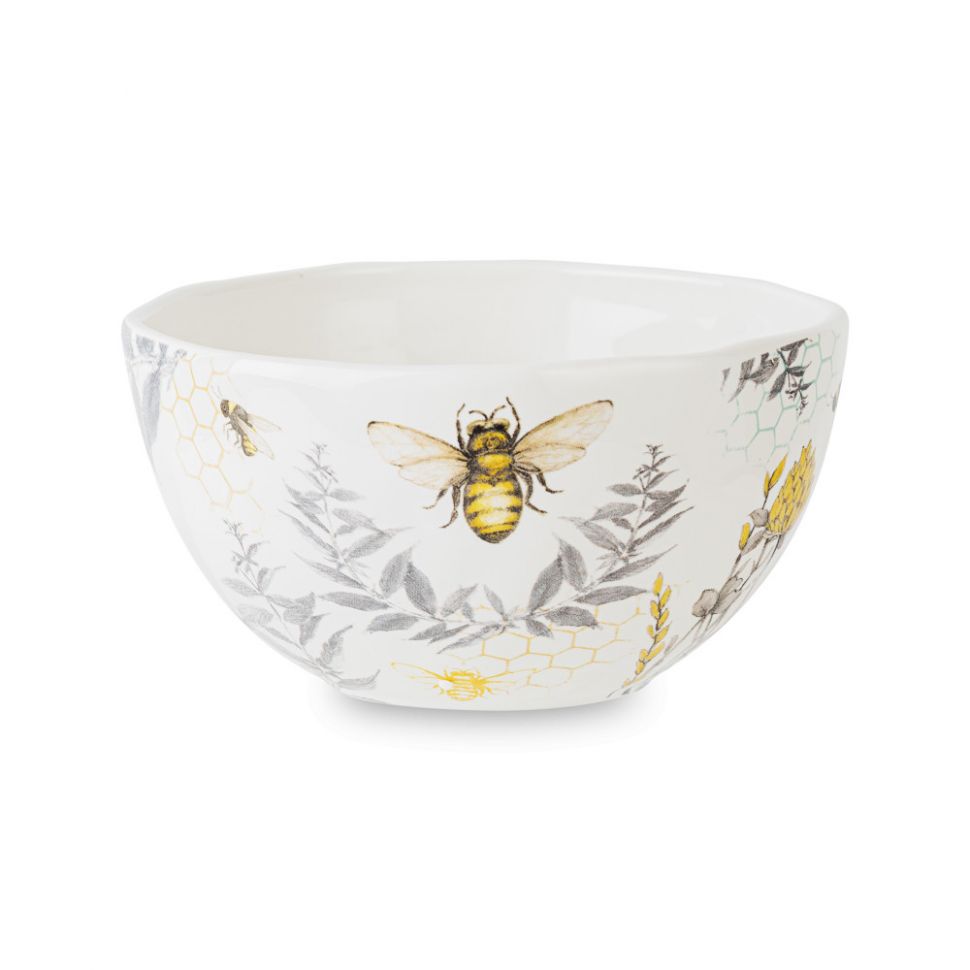 Салатник индивидуальный «Пчелки», диаметр: 15 см, материал: керамика, цвет фото 1