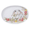 Блюдо овальное «Милый кролик», размер: 44 х 32 см, материал: керамика, дек фото 1