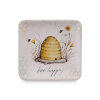 Тарелка десертная «Пчелки», размер: 15 х 15 см, материал: керамика, цвет:  фото 1